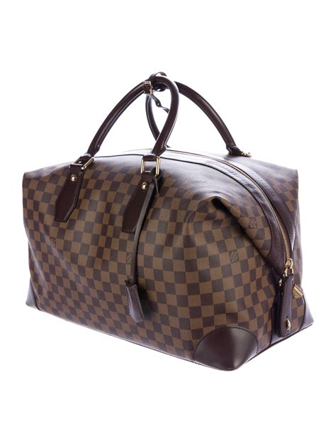 louis vuitton brown damier duffle bag|Louis Vuitton damier shoulder bag.